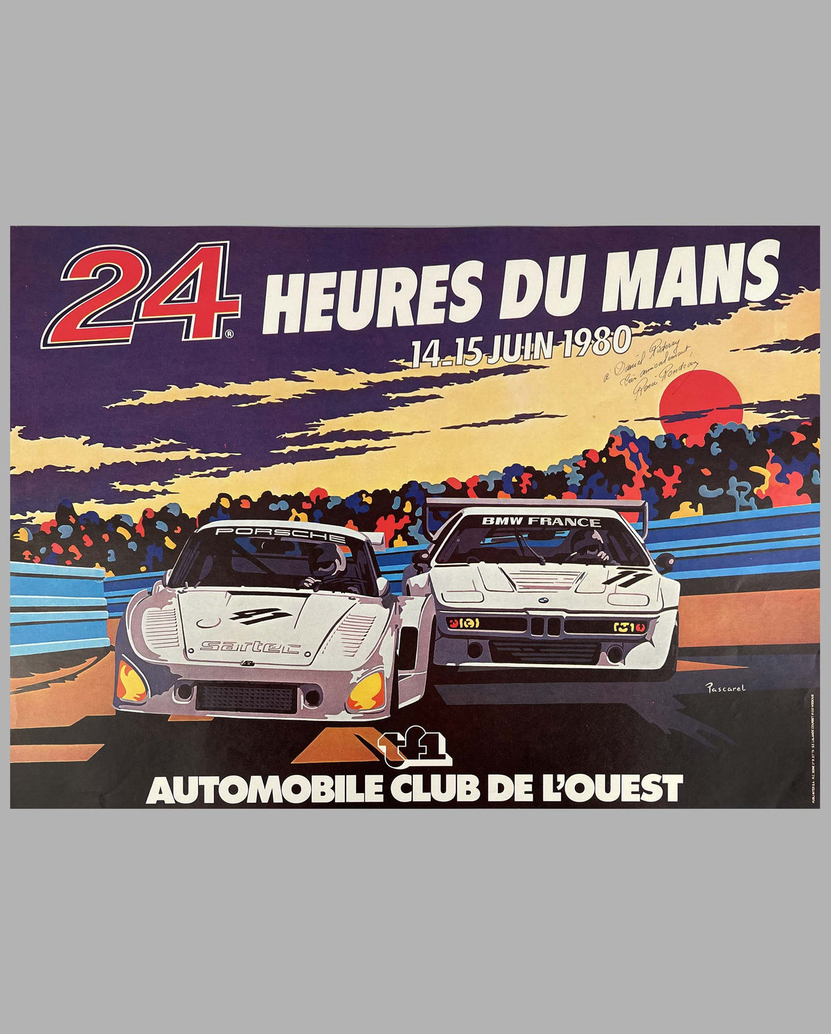 1980 - 24 Heures du Mans original poster