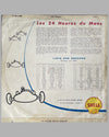 Les 24 Heures du Mans sound track album phonograph record 2