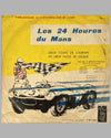 Les 24 Heures du Mans sound track album phonograph record