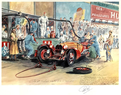 1933 - 24 Heures du Mans Print by Rob Roy