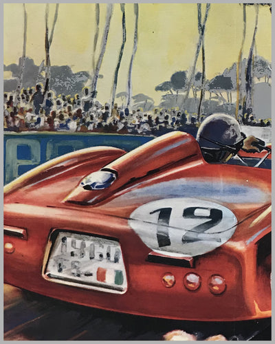 1961 - 24 hours of Le Mans original poster by Beligond