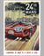 24 hours of Le Mans 1961 original poster by Beligond