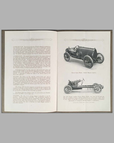 1925 Bugatti Touring & Sporting models sales brochure 3