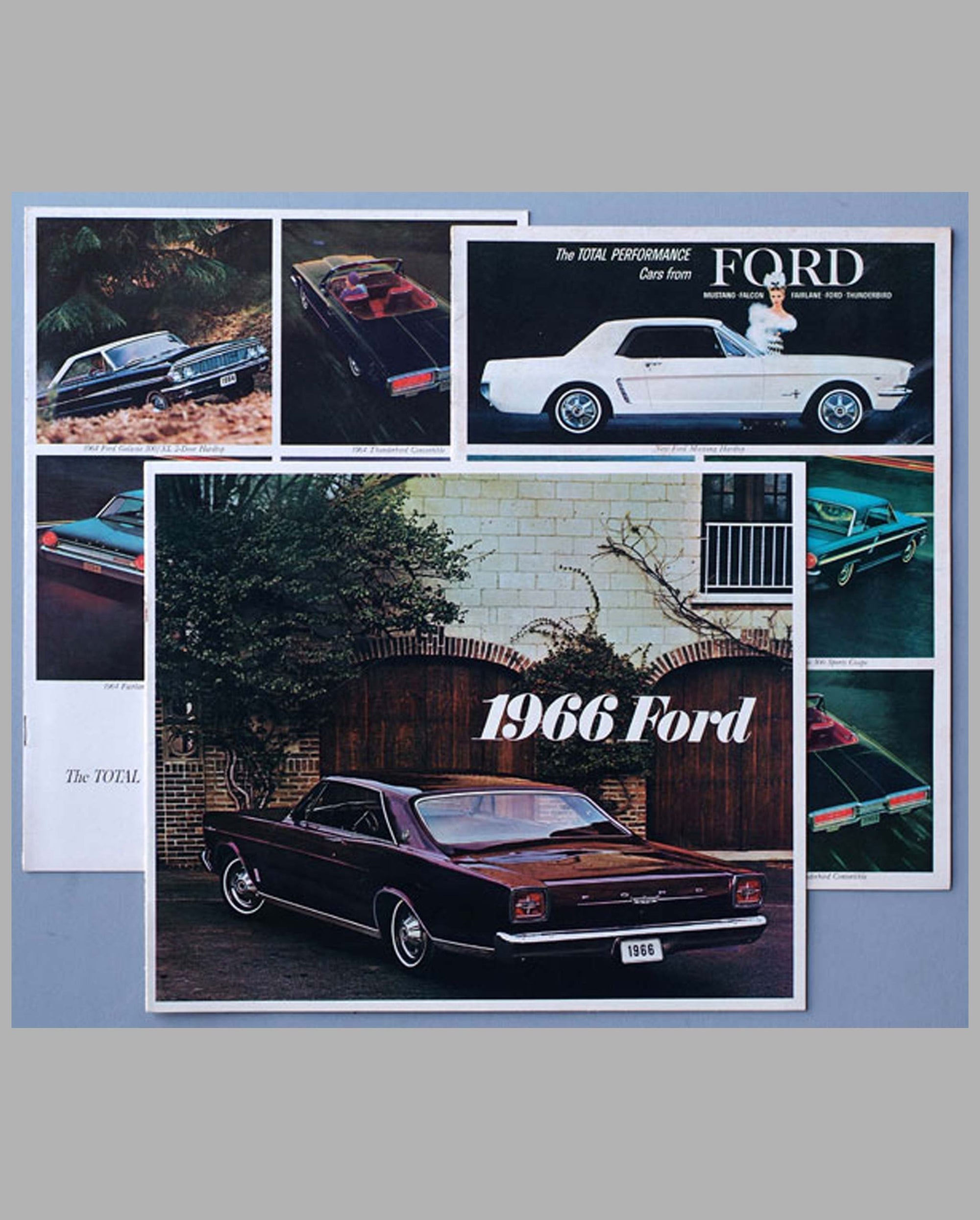 Three 1964-1966 Ford sales brochures