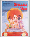 3 Filles vers le Soleil original movie poster by H. Hajem, France, 1968