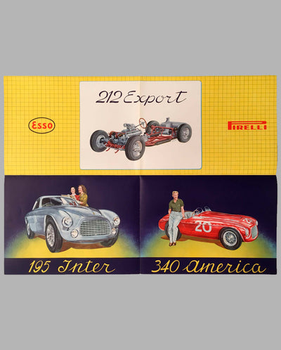 30 anni di esperienze original Ferrari factory sales brochure fold