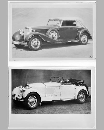 1930's Mercedes-Benz press photos, lot of 4 3