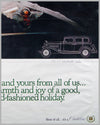 1932 Cadillac Holiday Greetings advertising poster, USA 2