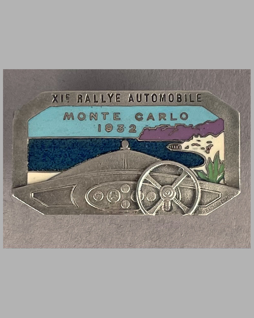 1932 XI Rallye Automobile of Monte Carlo lapel pin