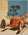 1934 Grand Prix of Monaco older reproduction poster by Geo Ham 2