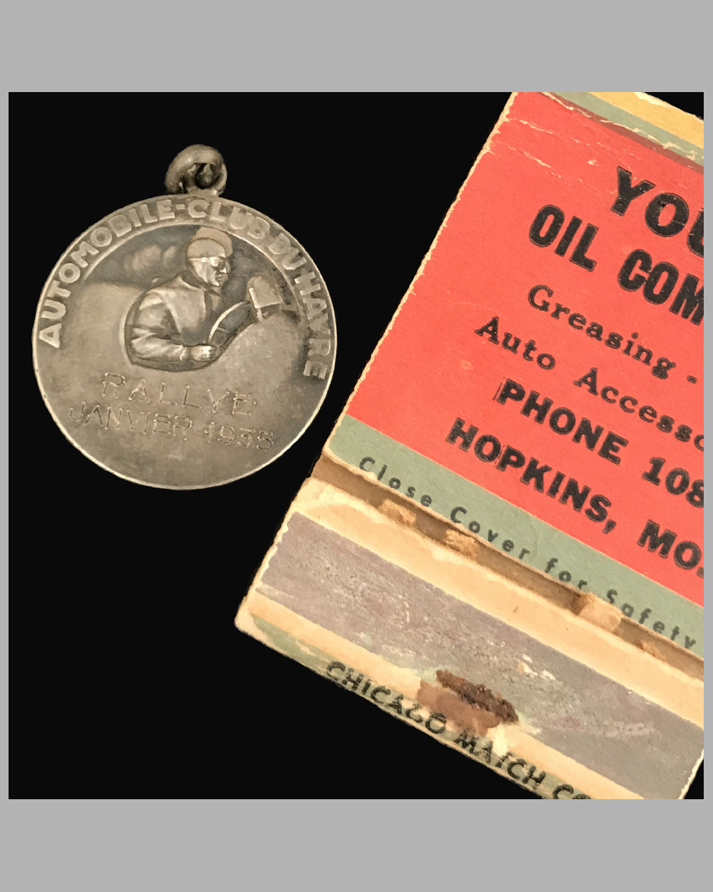 Automobile Club du Havre 1935 Rally participant’s medallion 2