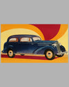 1936 Chevrolet Master Deluxe advertising poster, USA 2