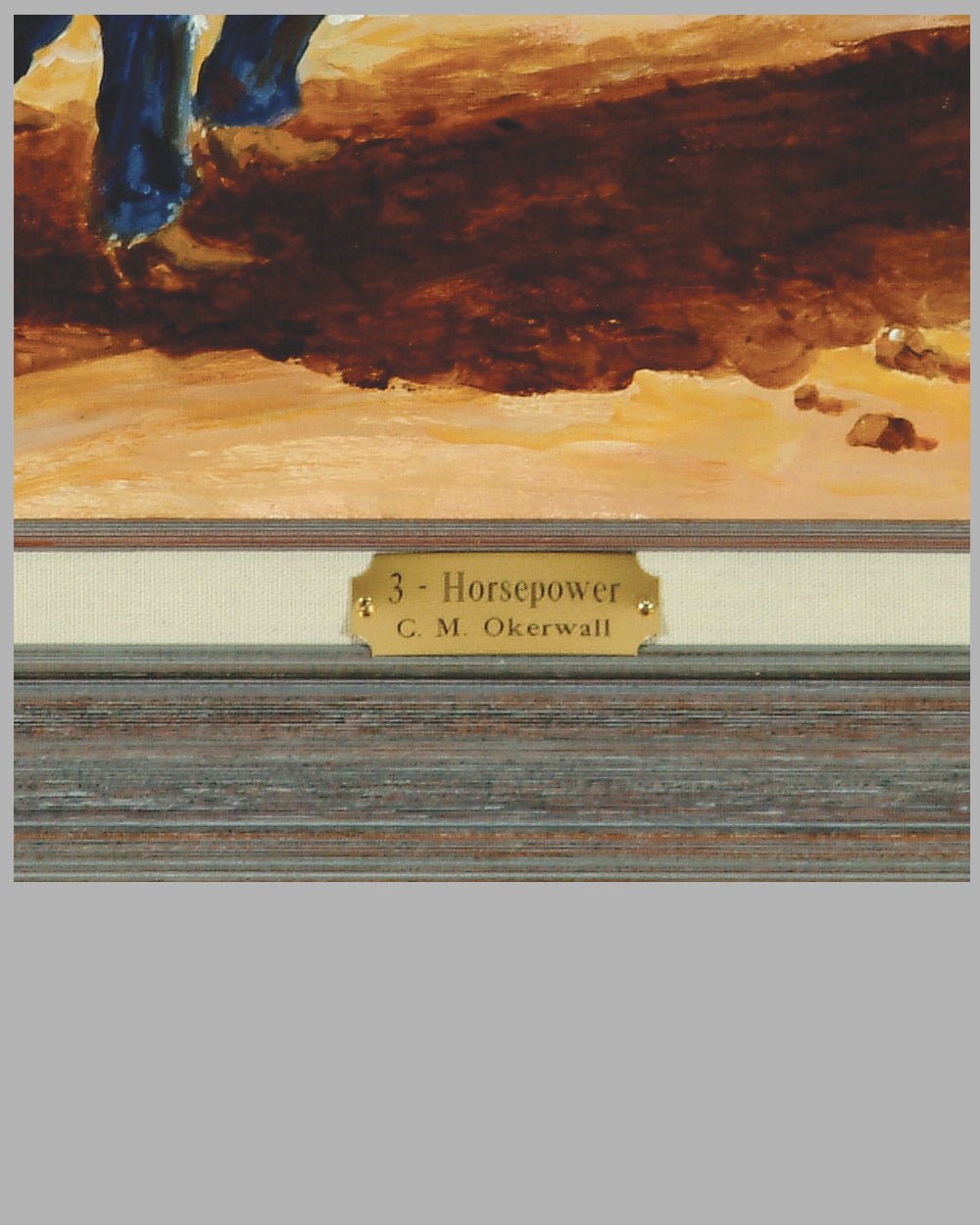 3 Horsepower painting by C. M Okerwall 5