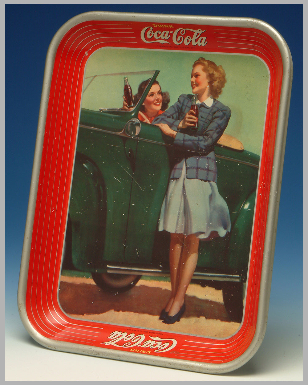 Coca-Cola serving tray 1942