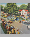 Watkins Glen Grand Prix Road Race “C.T. Art-Colortone” post card by Curteich-Chicago 2