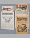 Five car-related magazines from 1882-1911