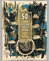 50th Golden Jubilee Chicago Auto Show Program, 1958