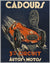 1951 Cadours Circuit, France, original event poster by R. Rey 2