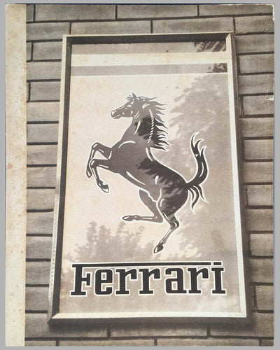 1951 Ferrari Yearbook factory original