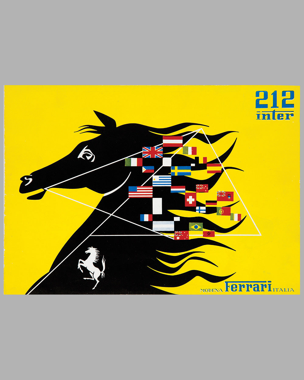 Ferrari 212 Inter original sales brochure, 1952