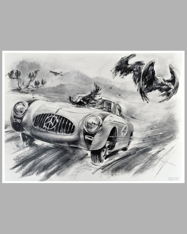 1952 Carrera Panamericana photographic print by Hans Liska