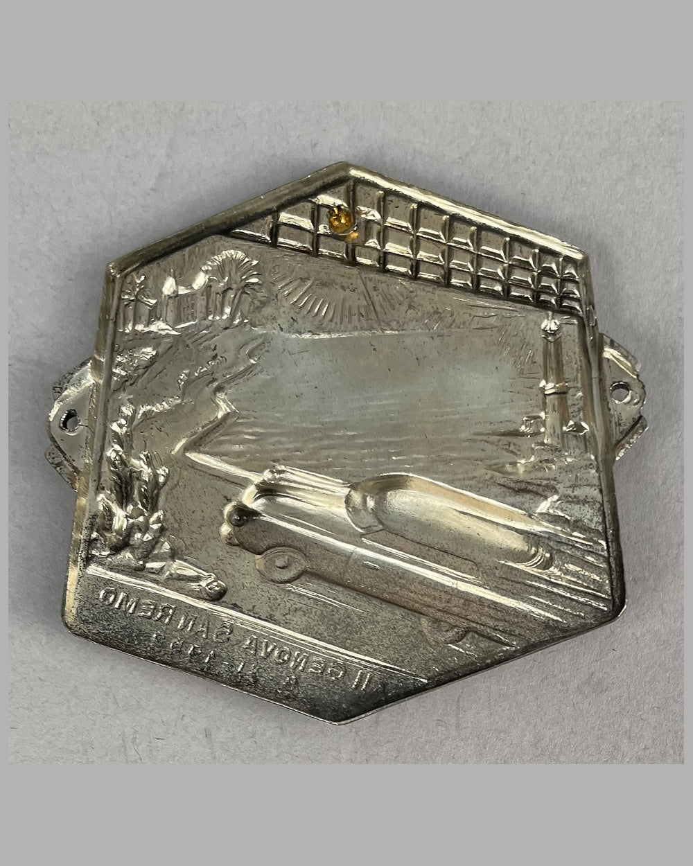 1952 XII Rallye Genova - San Remo Dash plaque 2