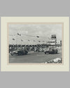Start of the Tourist Trophy 1962 b&w photograph by John Brierley