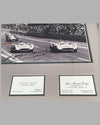 1954 French G.P. b&w photograph by Fernando Gomez, autographed by 5 drivers 3