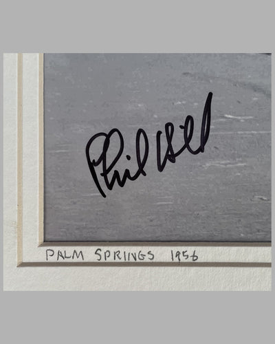 Palm Springs 1956 b&w photographed by Art Evans, autographed by Shelby and Hill 3