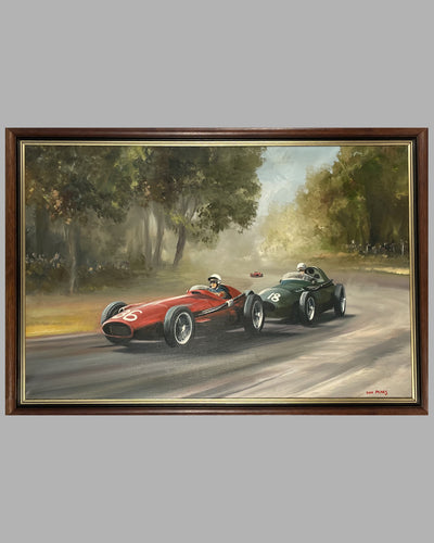 1956 Grand Prix of Italy at Monza oil painting by Dion Pears