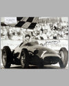Juan Manuel Fangio 1957 Grand Prix of Nurburgring autographed photograph 2