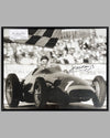 Juan Manuel Fangio 1957 Grand Prix of Nurburgring autographed photograph