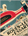 1959 7th Grand Prix of Rouen original event poster 2