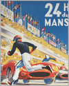 1959 - 24 Hours of Le Mans official ACO reproduction poster, autographed by the winners Shelby & Salvadori 2