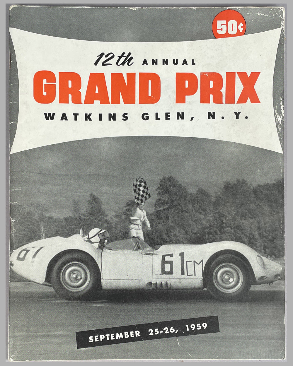 12th Annual Grand Prix program – Watkins Glen 1959 Sports car race