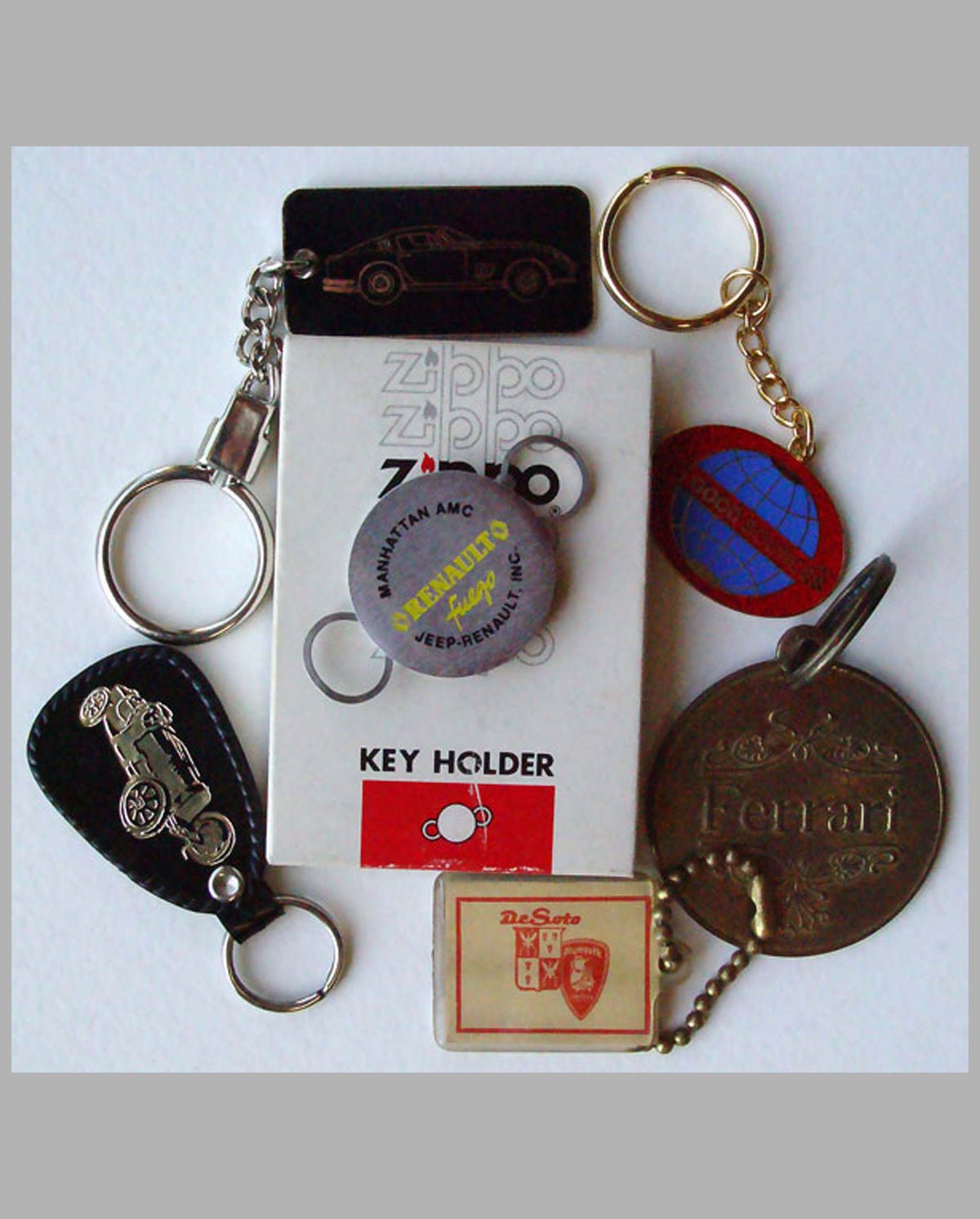 Six Advertising Key Fobs