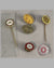 6 vintage car club lapel pins from the personal collection of Briggs Cunningham