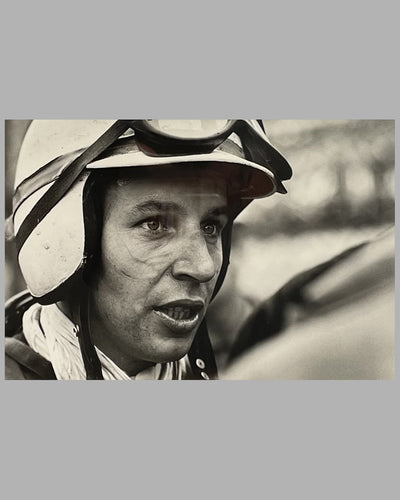 John Surtees portrait, 1960, b&w photograph by Jesse Alexander 2