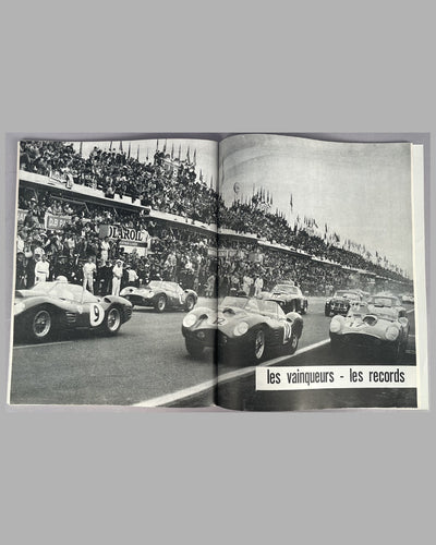 24 Heures du Mans 1961 race program from the personal collection of Briggs Cunningham, cover artwork by Beligond 3