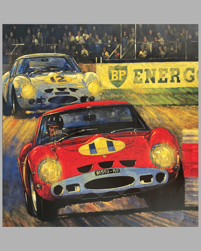 1963 Goodwood Tourist Trophy poster by Barry Rowe 2