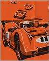 1968 United States Road Racing Championship at Mid-Ohio original event poster 2