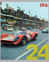 1968 - 24 Heures du Mans Original Poster by Andre Delourmel 2
