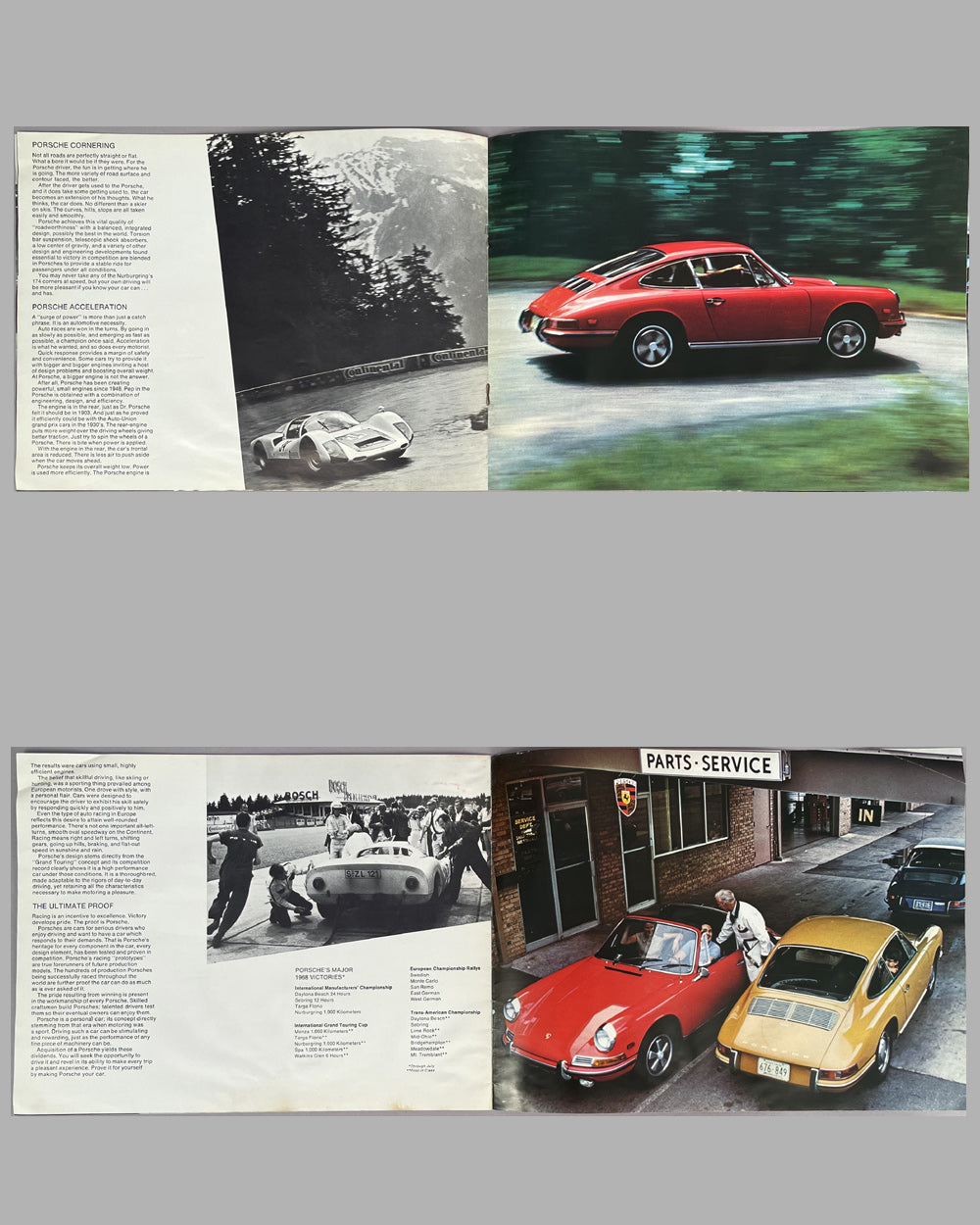 1969 Porsche 911 factory brochure 3