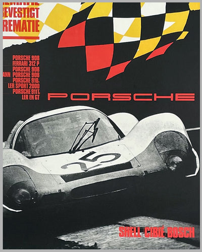 1969 - 1000 KMS de Spa Porsche factory poster 2