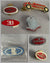 7 various Bugatti vintage lapel pins and tie clip collection