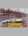 1970 - 24 Heures du Mans original poster by A. Delourmel