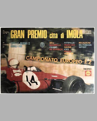 1970 Gran Premio di Imola Formula 2 original poster