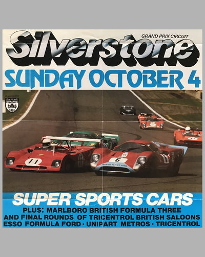 1970 Minolta Trophy Meeting-Silverstone original poster 2