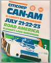 1972 Can-Am race at Elkhart Lake poster