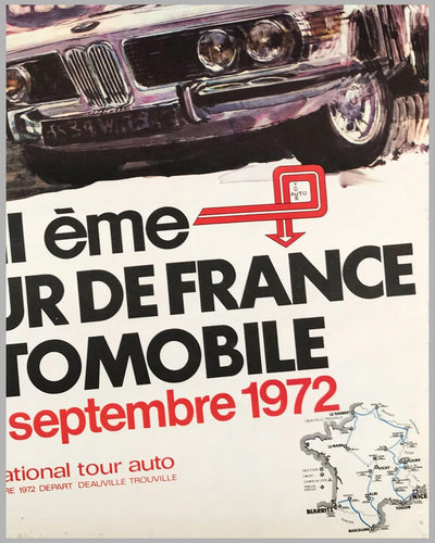 17th Tour de France Automobile, 1972 original poster 2